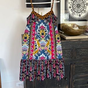 Anthropologie Zadie velvet slip dress